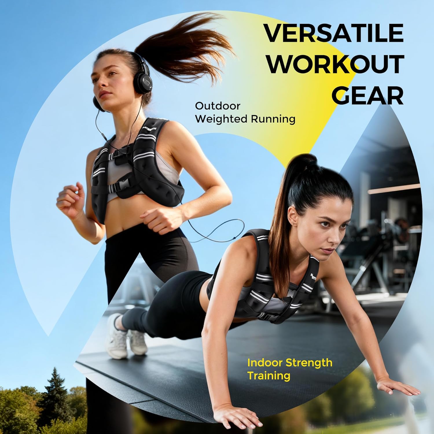 Elevate Your Workout with Our 16 LB Weighted Vest - Odor-Free, Ergonomic Design for Ultimate Comfort and Performance
